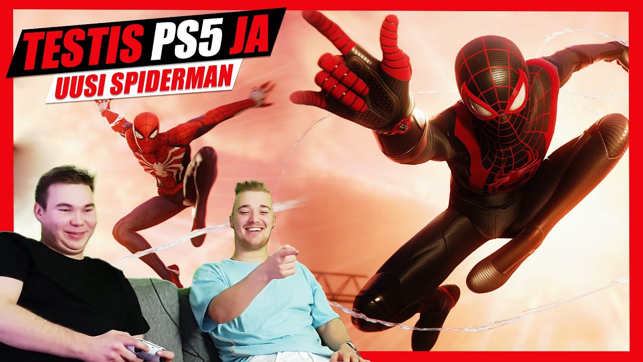 TESTATAAN MIHIN PS5 PYSTYY (Ensi Reaktio) | Spiderman Miles Morales  | PS5 Suomi