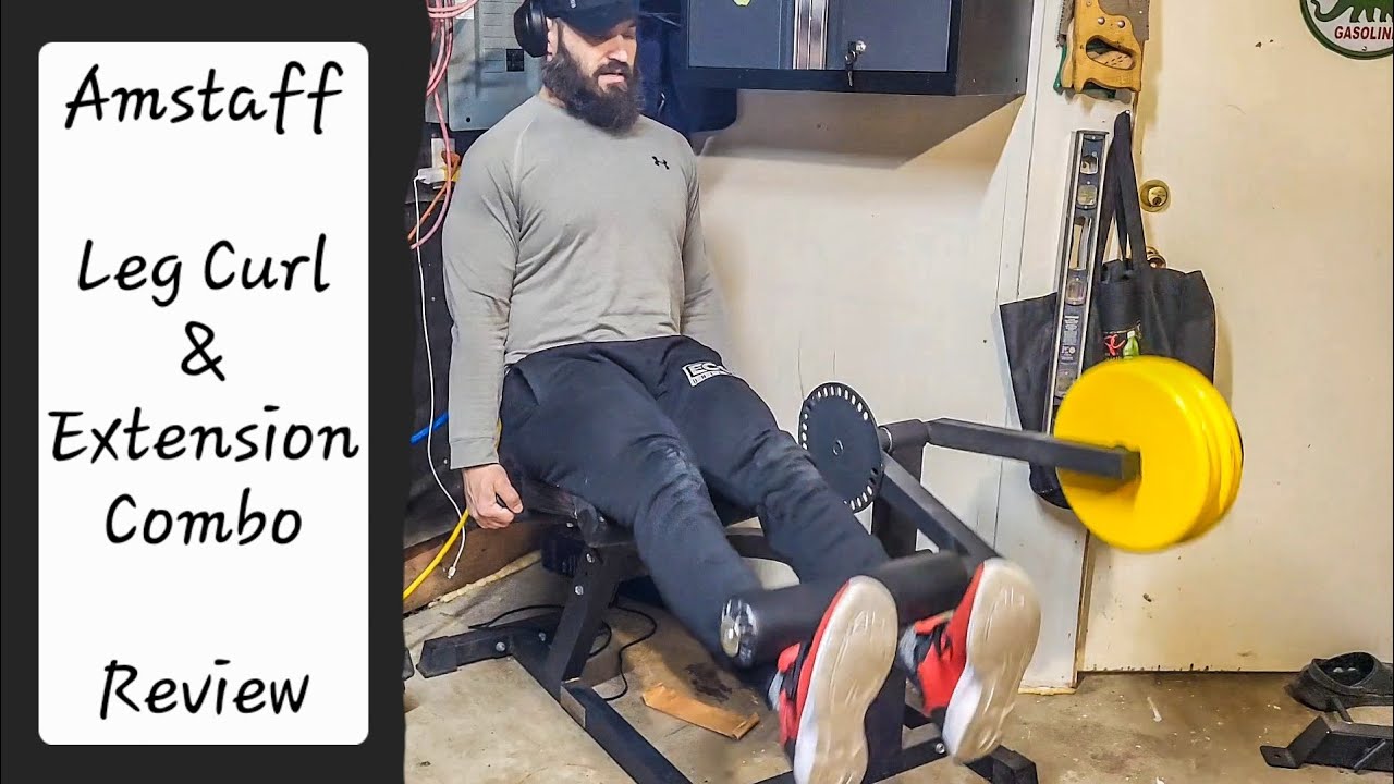 Amstaff Leg Curl/Extension Combo Review #gymequipmentreview #homegym #amstaff #legcurl #legextention