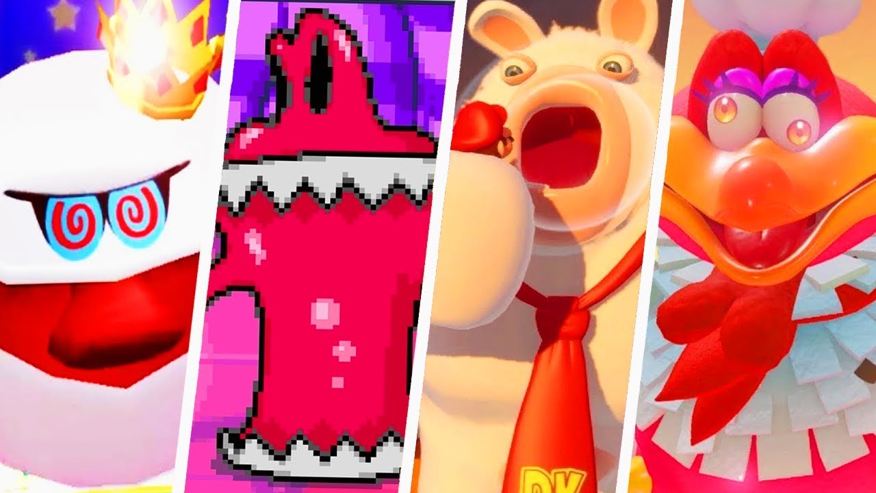 Evolution of Funny Super Mario Bosses (1996 - 2018)