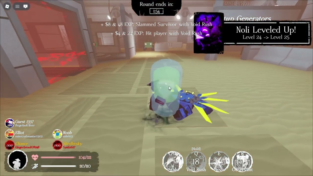 some forsaken killer gameplay #forsakenroblox