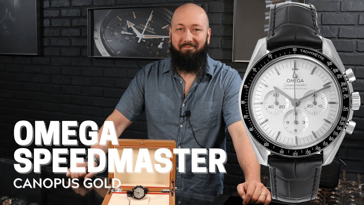 2021 Omega Speedmaster MoonWatch Canopus White Gold 310.63.42.50.02.001 Review | SwissWatchExpo