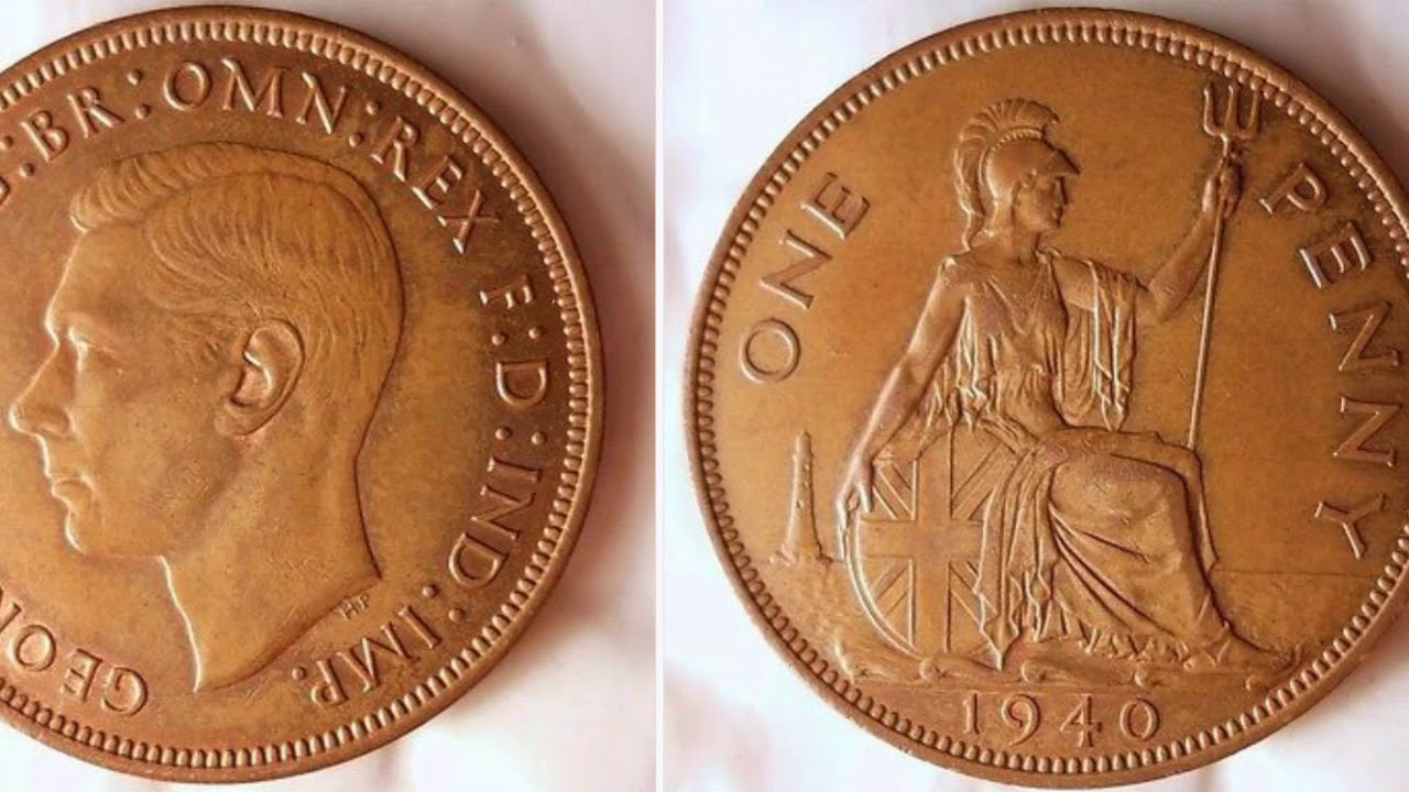 UK 1940 One Penny Coin VALUE