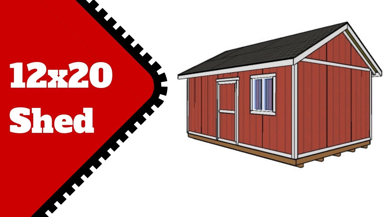 12x20 Shed Plans
