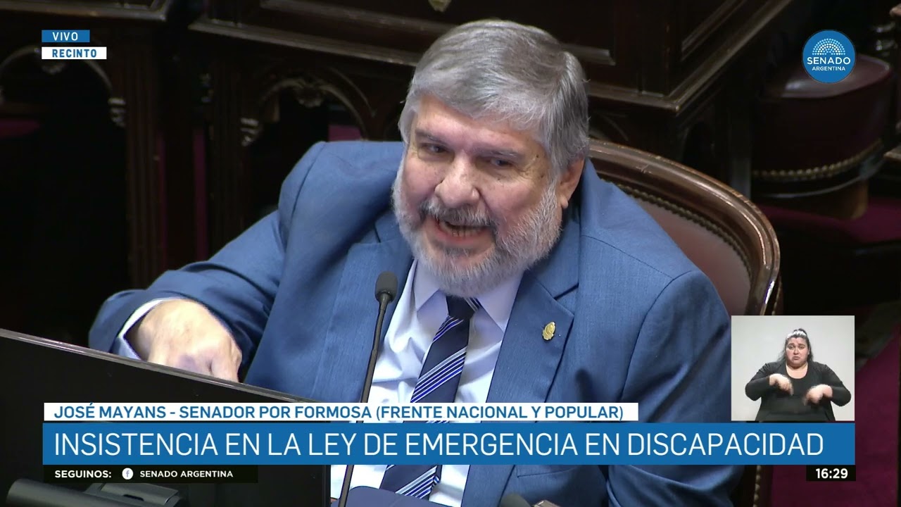 SENADOR JOSÉ MAYANS - SESIÓN 04-09-25