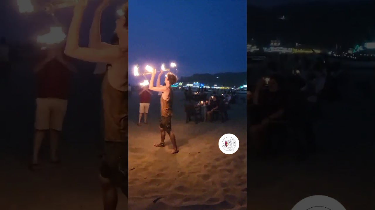 Performance by the Belgium's in Arambol Goa 
