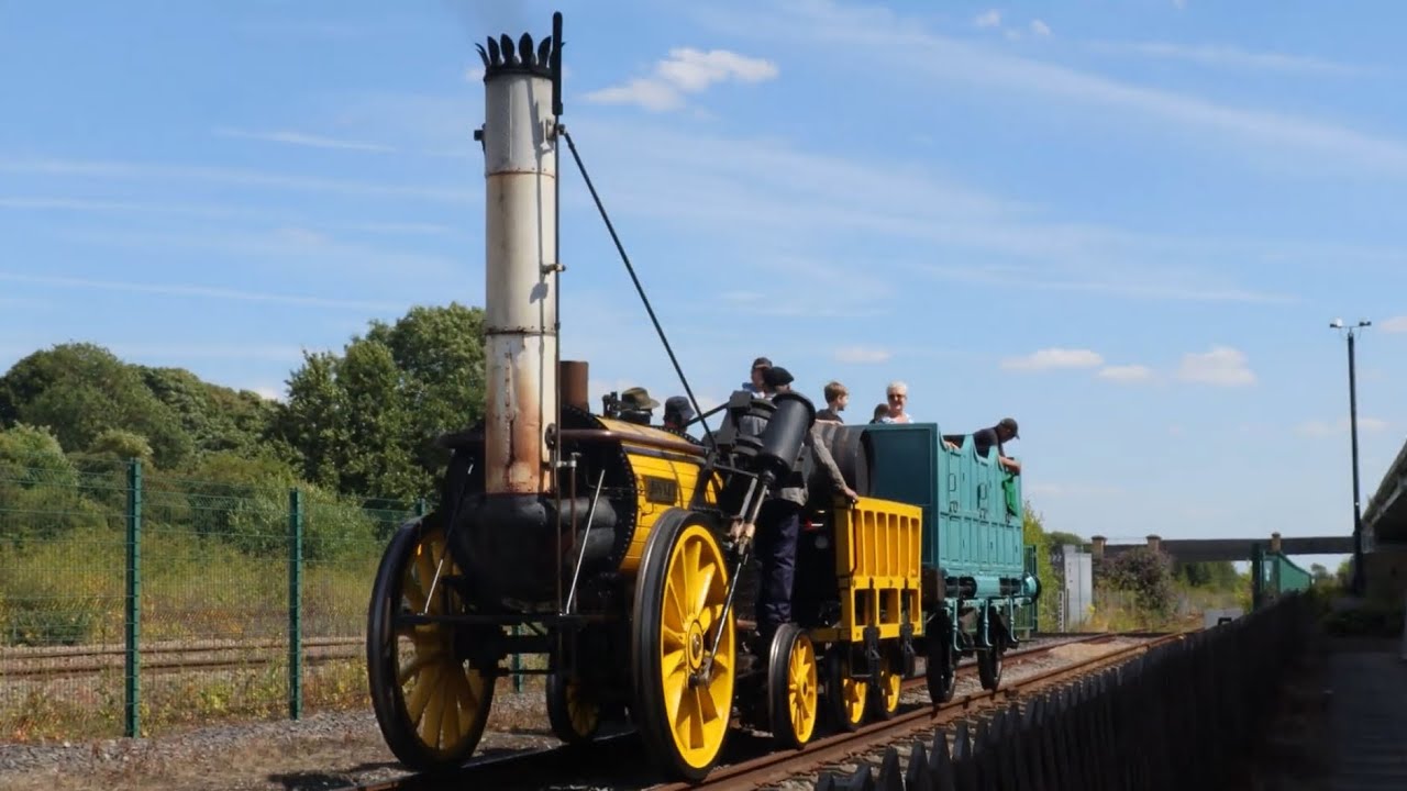 STEPHENSONS ROCKET REPLICA IN STEAM AT LOCOMOTION - THE NATIONAL RAILWAY MUSEUM SHILDON (29/07/2024)