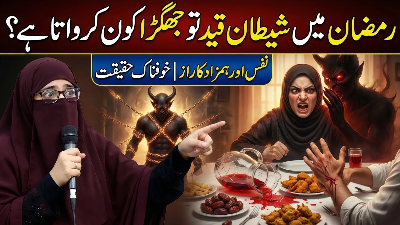 Ramzan Mein Shaitan Qaid To Jhagra Kon Karwata Hai? | Nafs Aur Hamzaad Ka Raaz