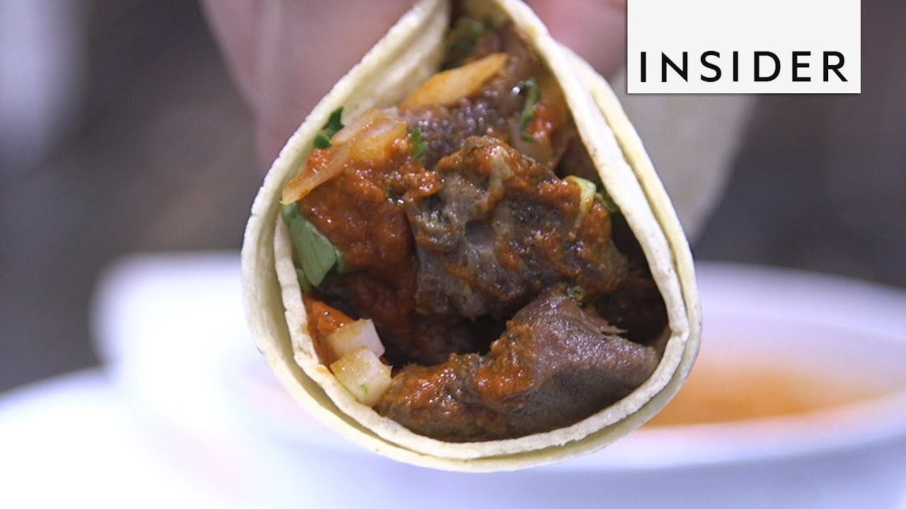 Beef Tongue Taco (Taco de Lengua)