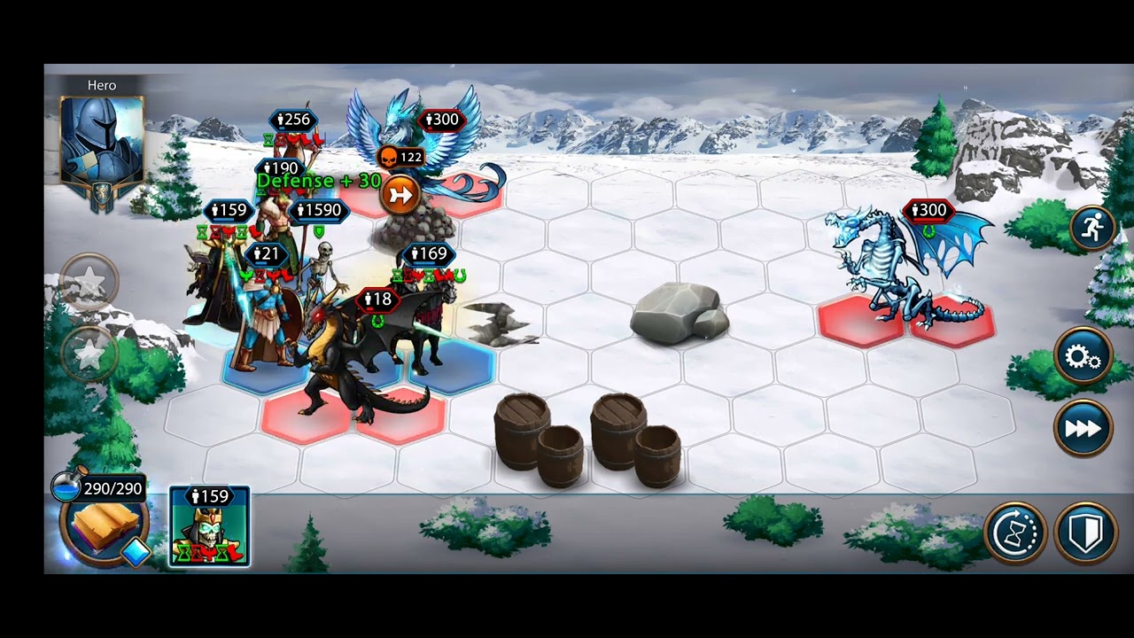 Era of magic wars, tower try and try of two units: werewolf and vampire #eraofmagicwars #games