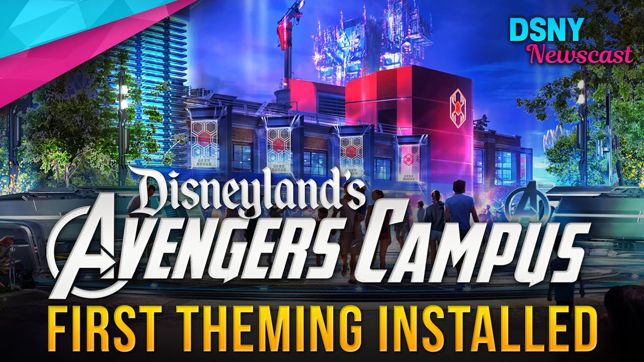 MARVEL LAND Theming Begins at Disney California Adventure - Disney News - 1/21/20