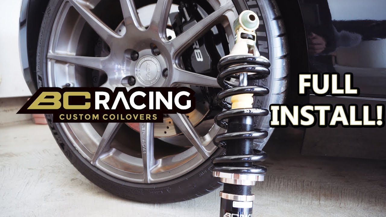BC Racing Coilovers: Full Install Video on my Audi R8!