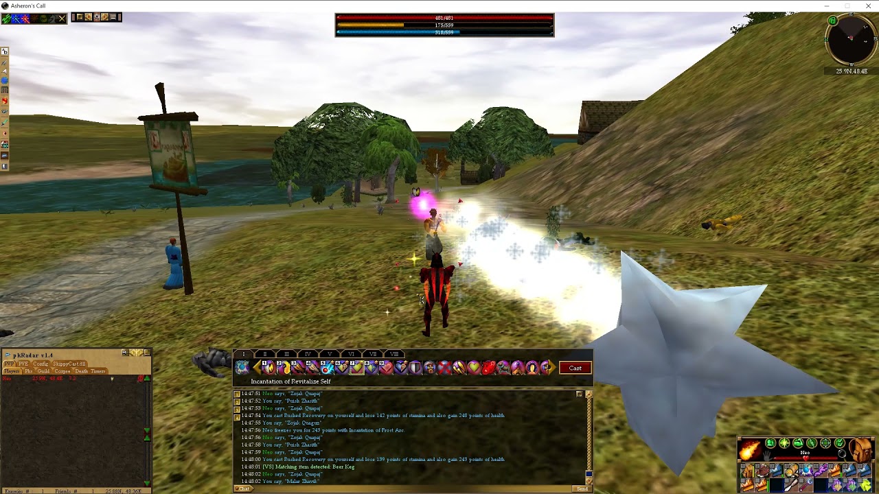 Asheron's Call PVP 2022! First time being called a cheater in 2022!