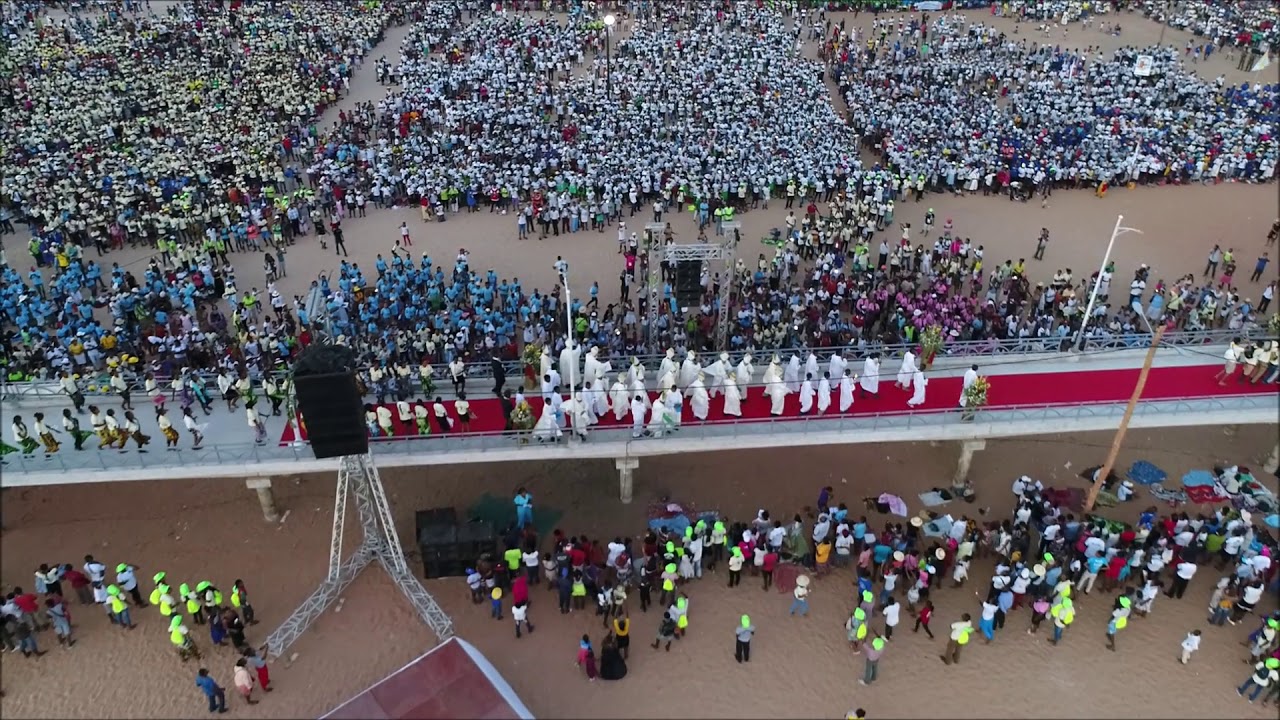 JMJ MADA 9: Ouverture Officielle - Majunga - Madagascar (Drone Vidéo).