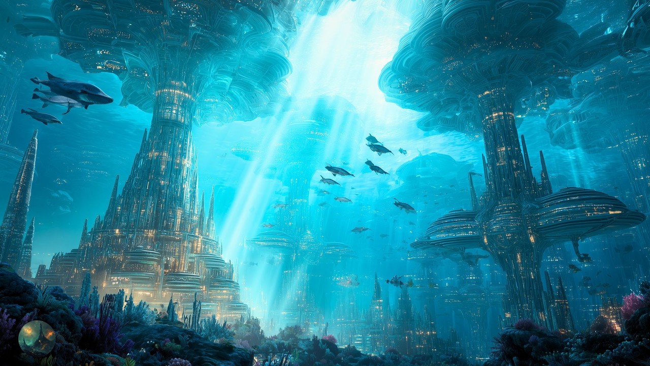Underwater Sound Bath - Healing Whale & Dolphin Tones with Soft Ambient Music for Stress Reset 🌊