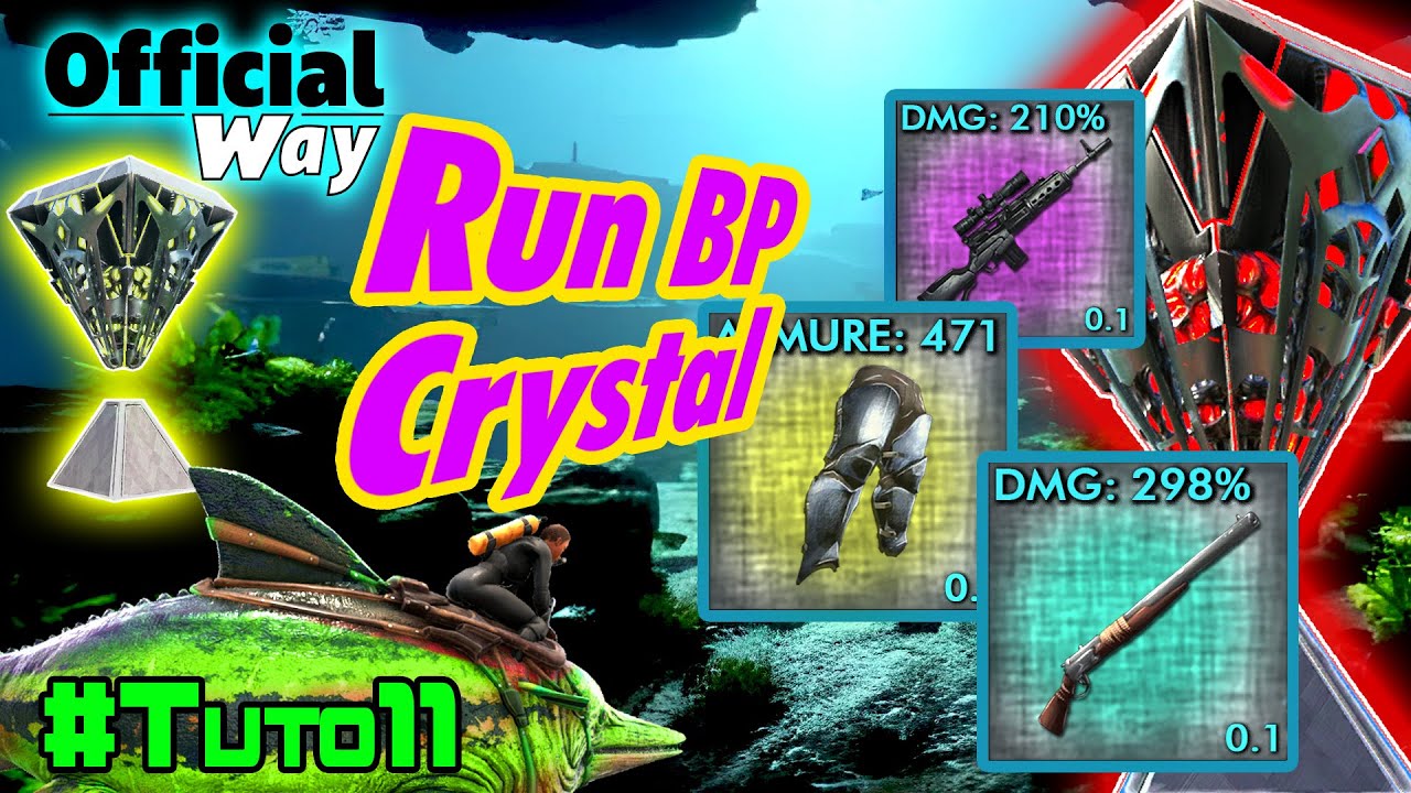 COMMENT FARMER BEAUCOUP DE BP DANS ARK FACILEMENT ?! CRYSTAL ISLES RUN OFFICIAL WAY: TUTO PVP  Ep11