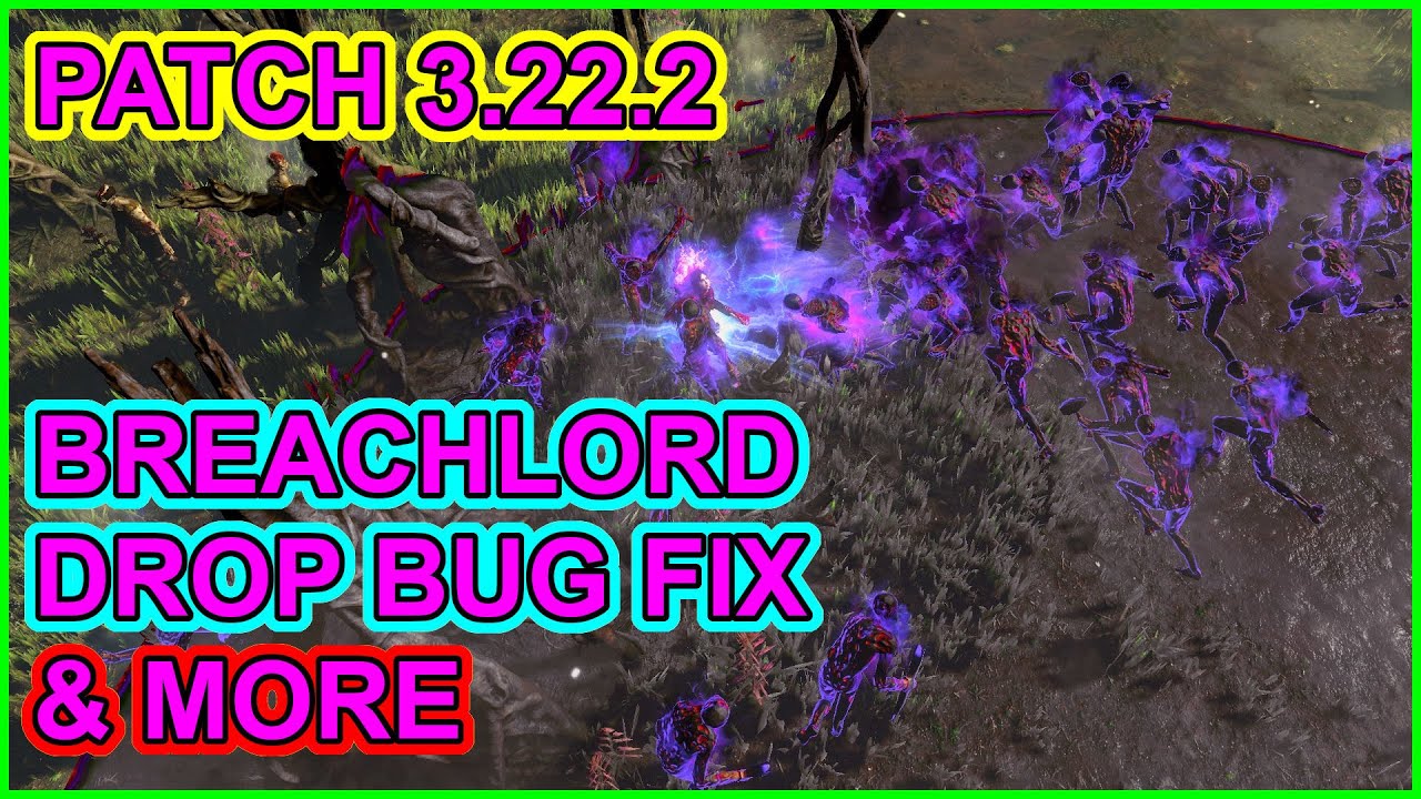 POE Patch 3.22.2 - Breach Splinter Drop Increase; Bugfixes; Voidborn Reliquary Keys - Path of Exile