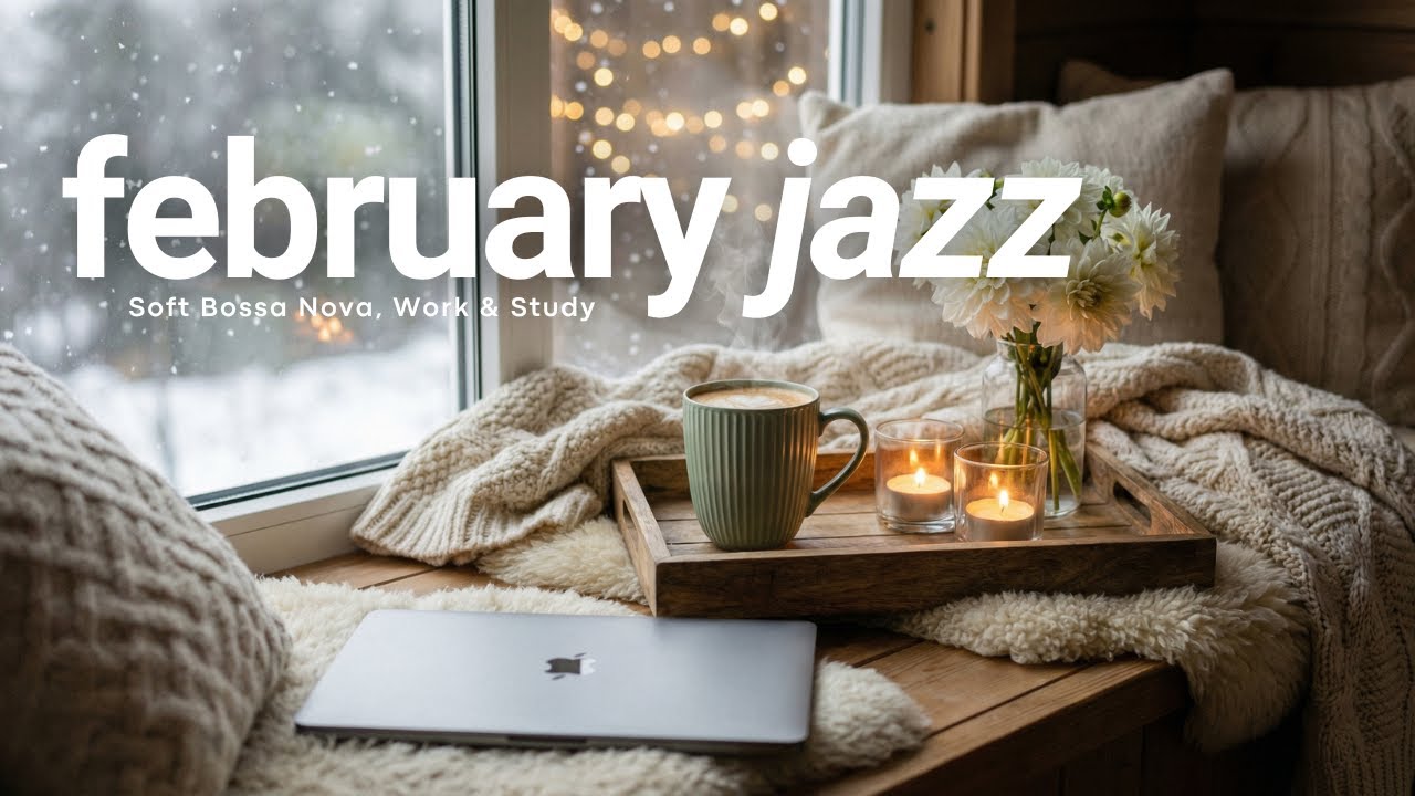 February Café Jazz ☕ Relaxing Bossa Nova Music for Focus & Work