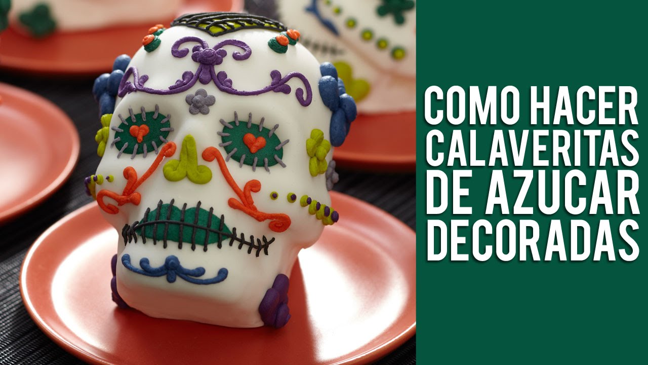 Como Hacer Calaveritas de Azúcar Decoradas