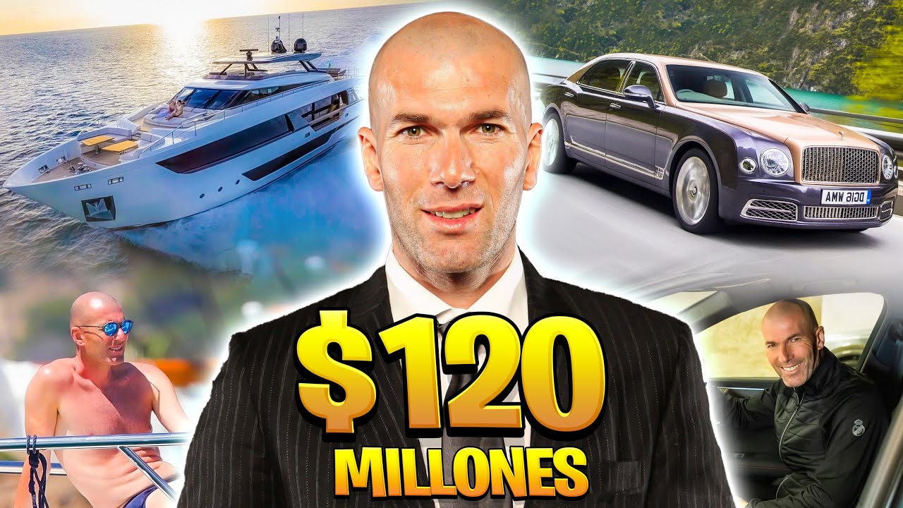 Así es la vida lujosa de Zinedine Zidane | Coches, Mansiones, Yates, Relojes, Fortuna...