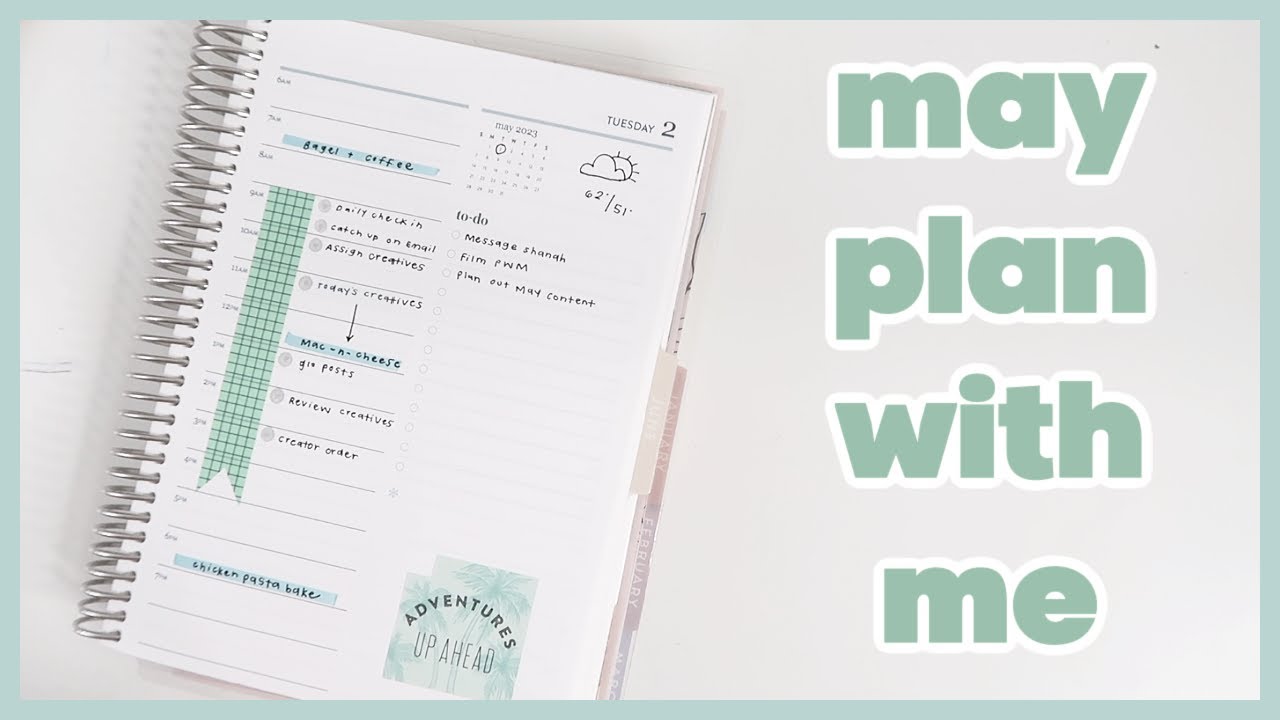 May Plan With Me | Erin Condren A5 Daily Duo