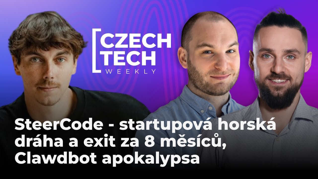 SteerCode - startupová horská dráha a exit za 8 měsíců, Clawdbot apokalypsa
