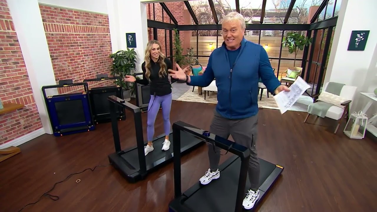 Kingsmith WalkingPad MX16 Double Fold & Stow Treadmill on QVC