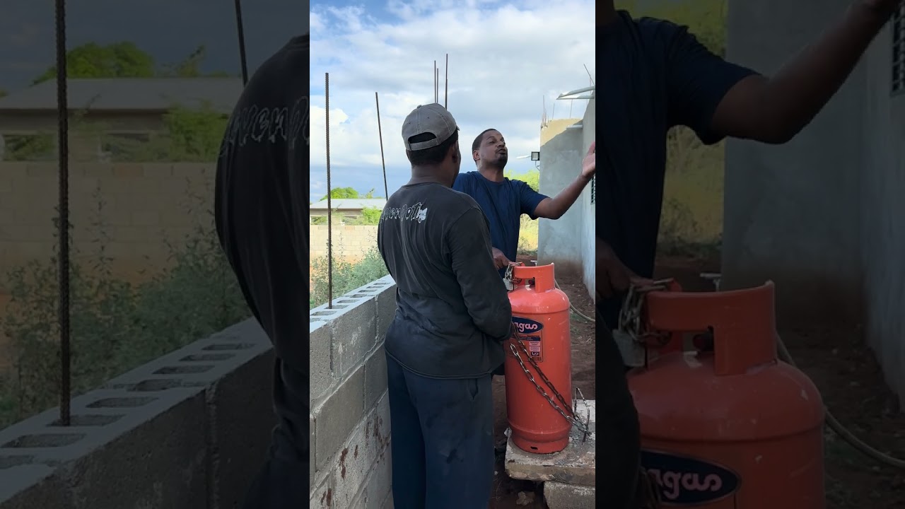 Ñaño le coje el tanque de gas al pa