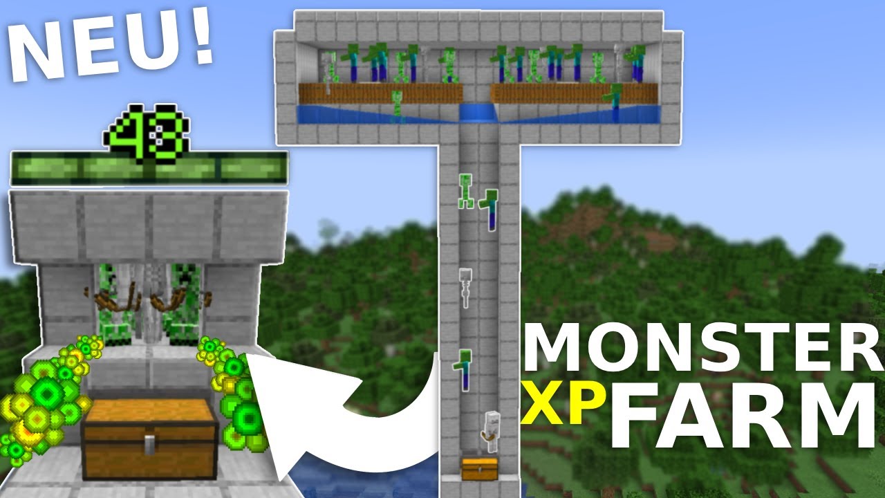 Minecraft: EASY MONSTER XP FARM TUTORIAL! 1.20 (No Mob Spawner)