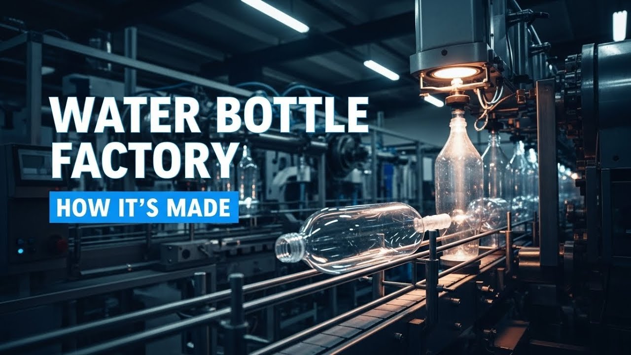 Water Bottle Factory Process | How It’s Made