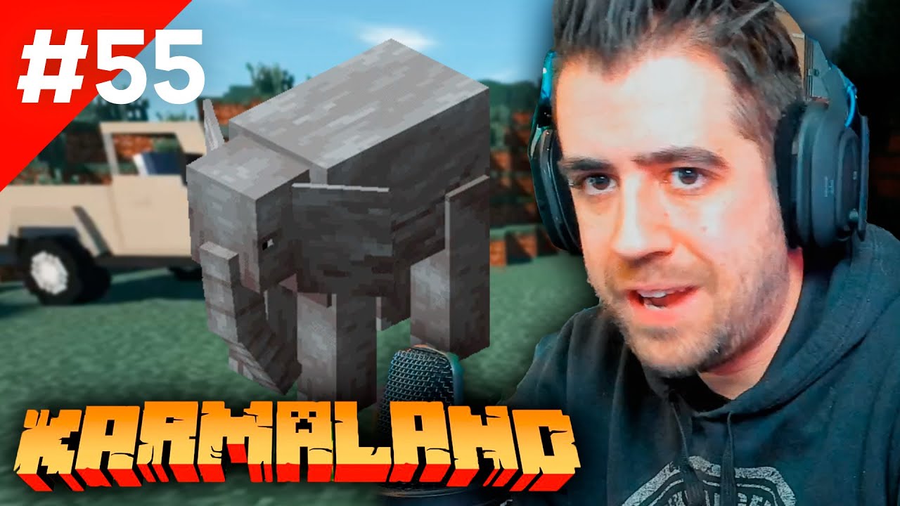 Cazando a Puñetazos con Fargan 🐯 - Auron juega Karmaland #55