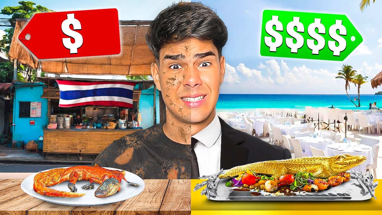 Cel Mai Ieftin VS Cel Mai Scump Restaurant Din Thailanda (oribil)