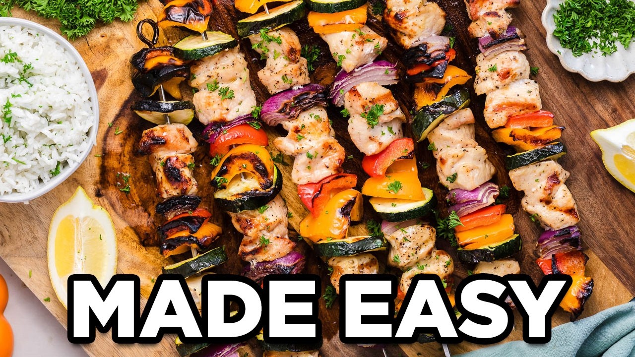 Grilled Chicken Kabobs that are perfect every time!