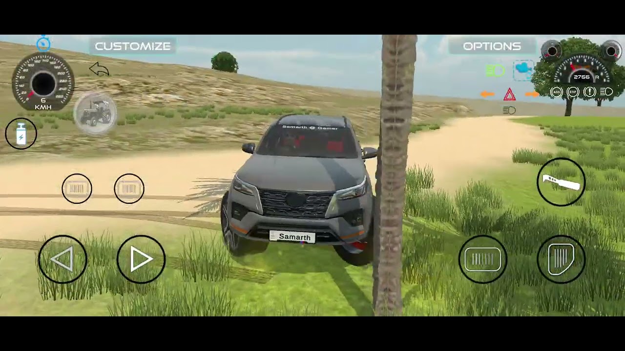Driving Nado grae Fortuner Monster alloy wheels. # Indian vehicle Simulator 3D.