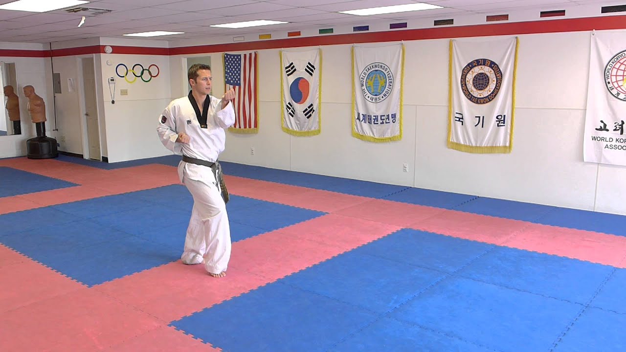 Taekwondo Forms Poomsae Taegeuk Sah Jang - Taegeuk 4