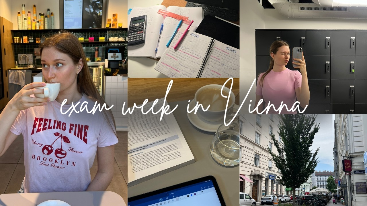 MY EXAM ROUTINE in UNIVERSITY of VIENNA | last exam week in my life, thesis writing & more 🌟🇦🇹