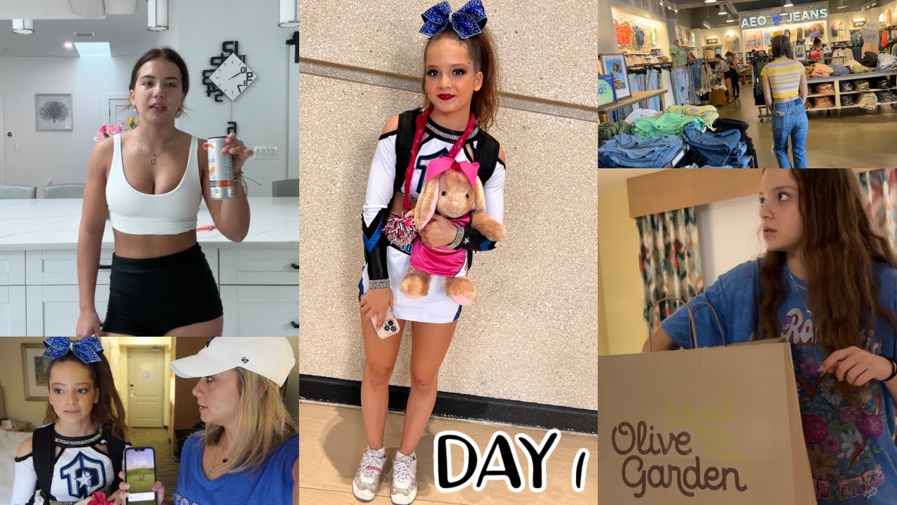 Day 1 in Orlando / Cheerleading Competition / Shopping / Haul | VLOG#1566
