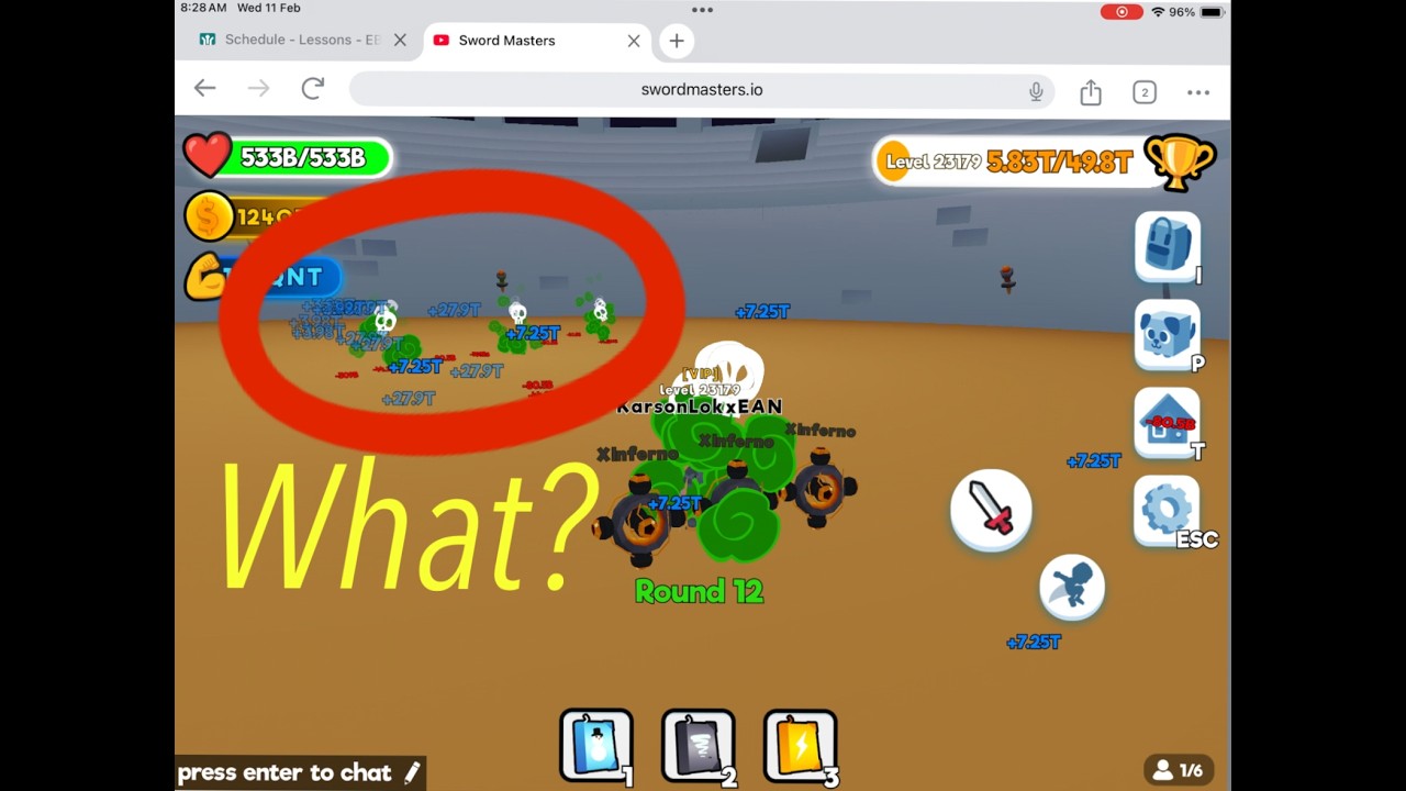 Death effect glitch? (Swordmasters.io)
