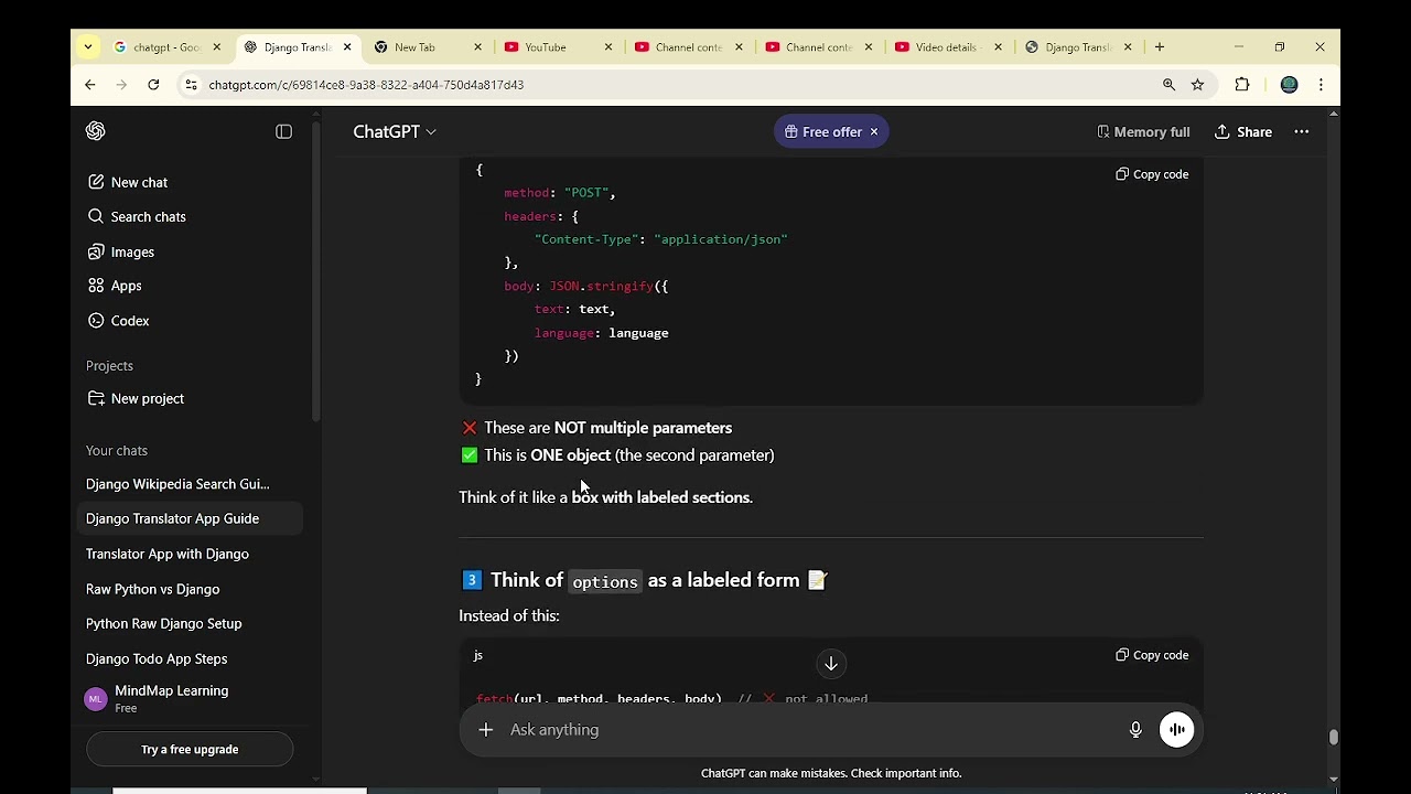 13. Creating a translator app with Django (part -4)