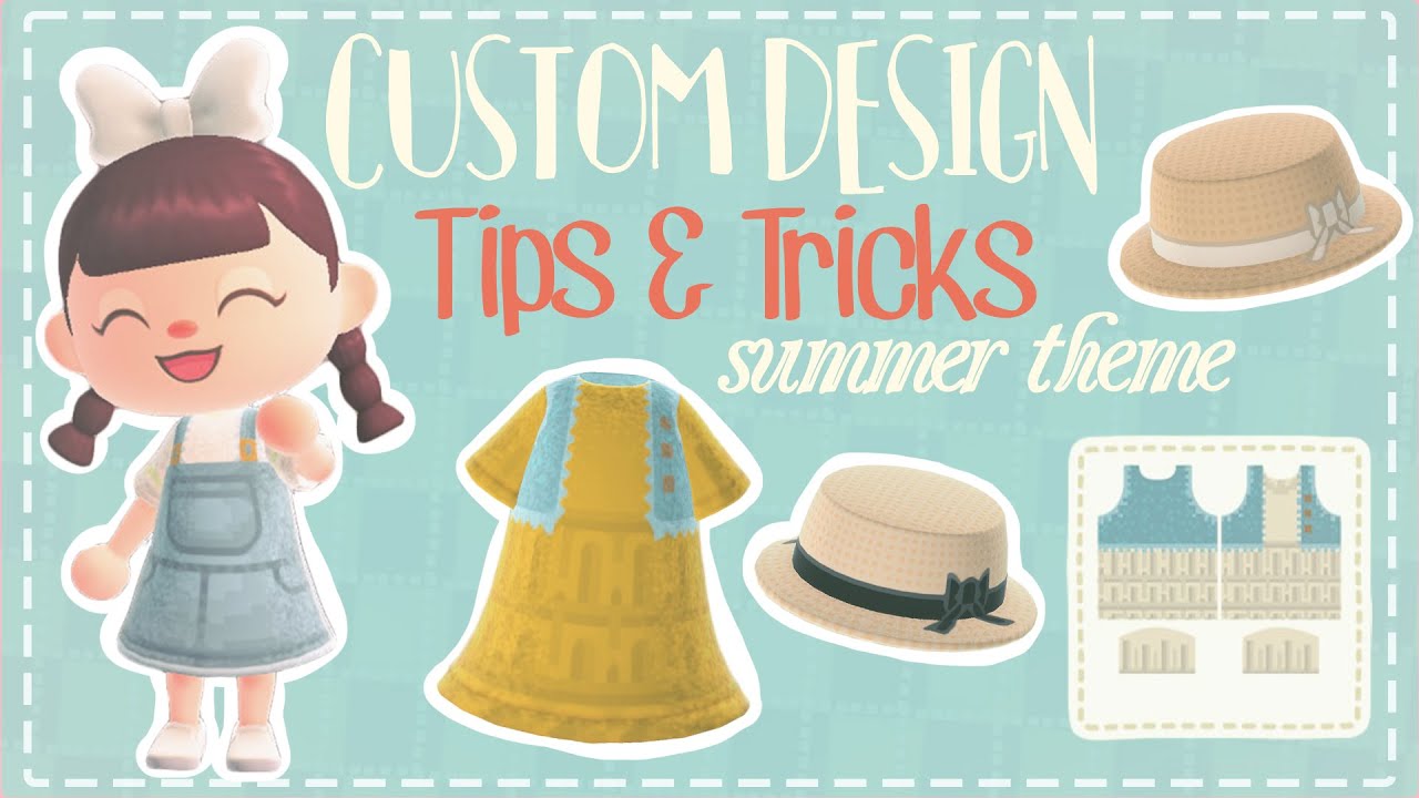 CUSTOM DESIGN TIPS & TRICKS 🌼 Summer Style | Animal Crossing New Horizons