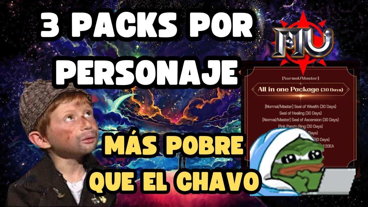 ⚙️Gasté más de 100K WCoins en Packs de Leveo 😳 | MU Online