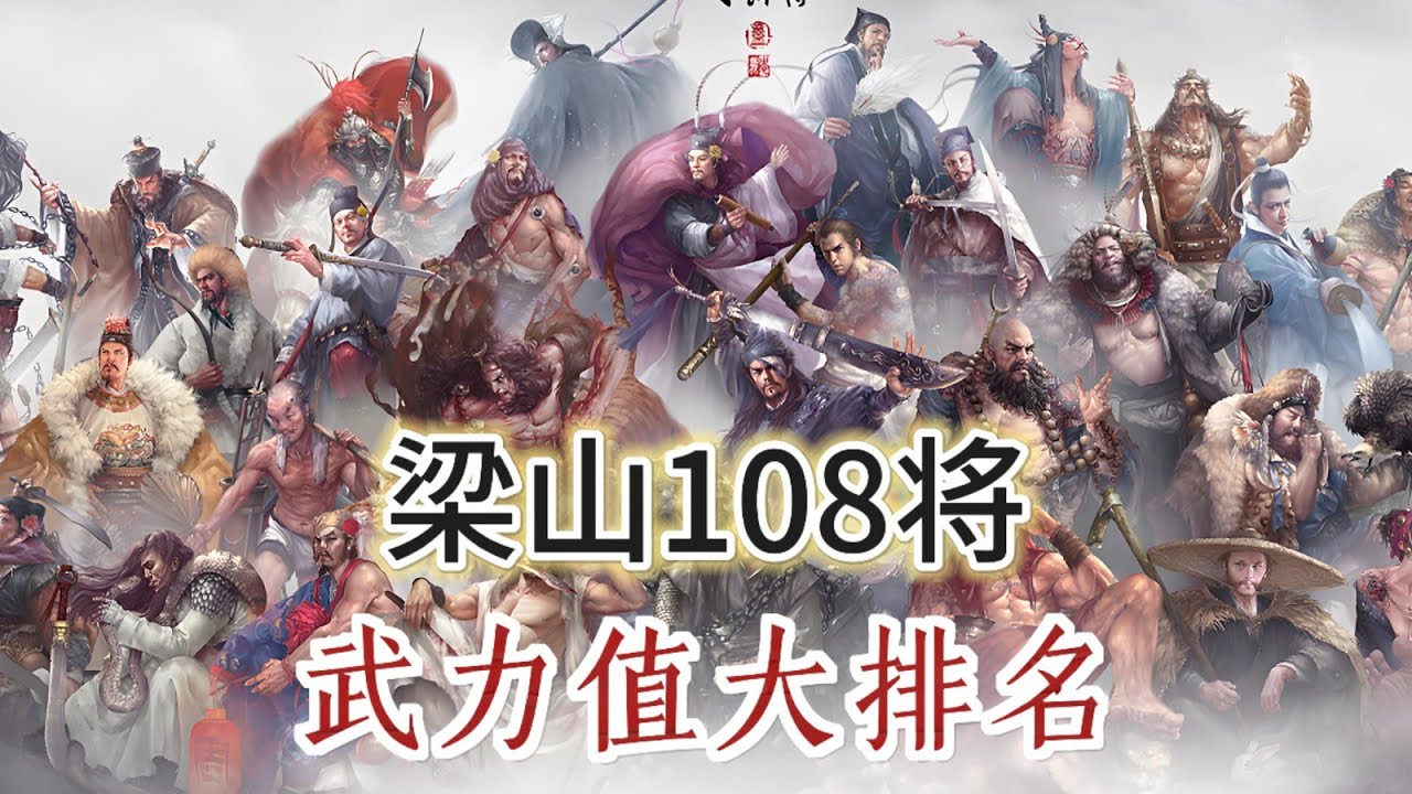梁山108将，巅峰战力大排行，前30名都有谁？#水浒传 #四大名著