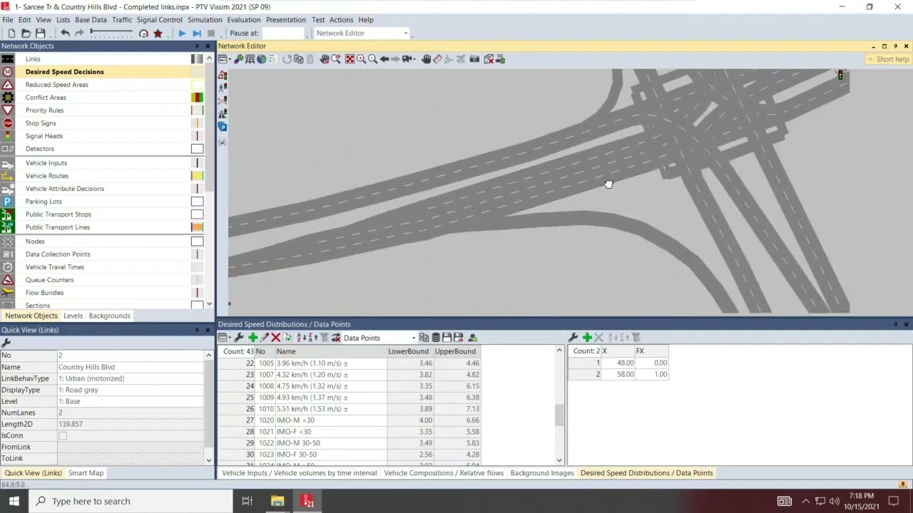 13 - Intro to VISSIM Reduced Speed Areas and Desired Speeds