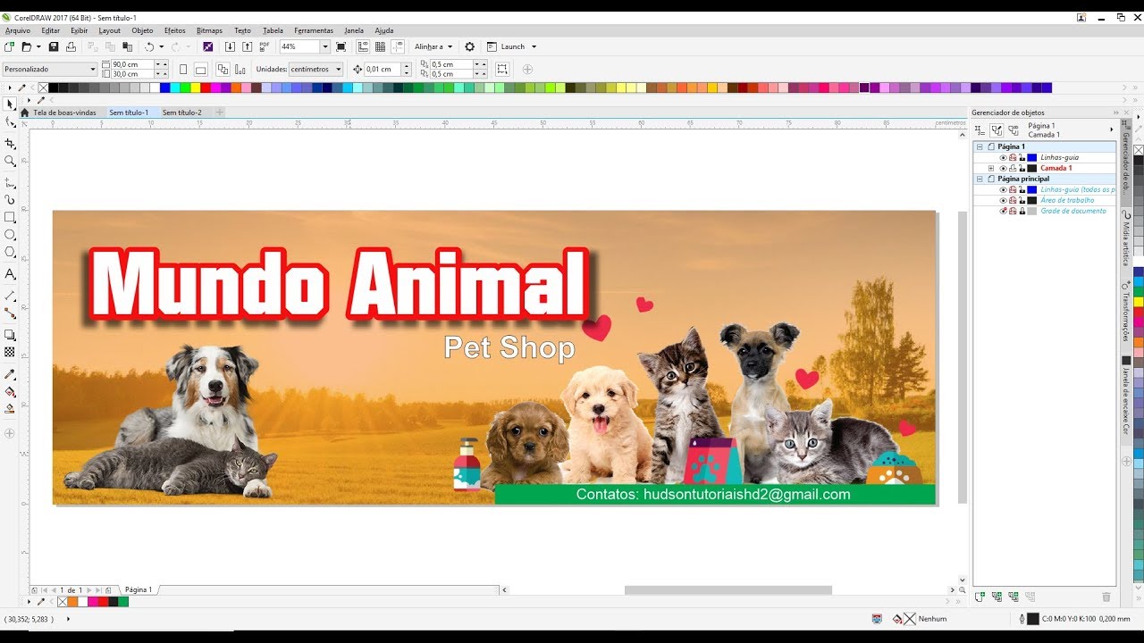 Como fazer placa  Outdoor de 9 metros no CorelDraw X5, X6,X7,2017,2018