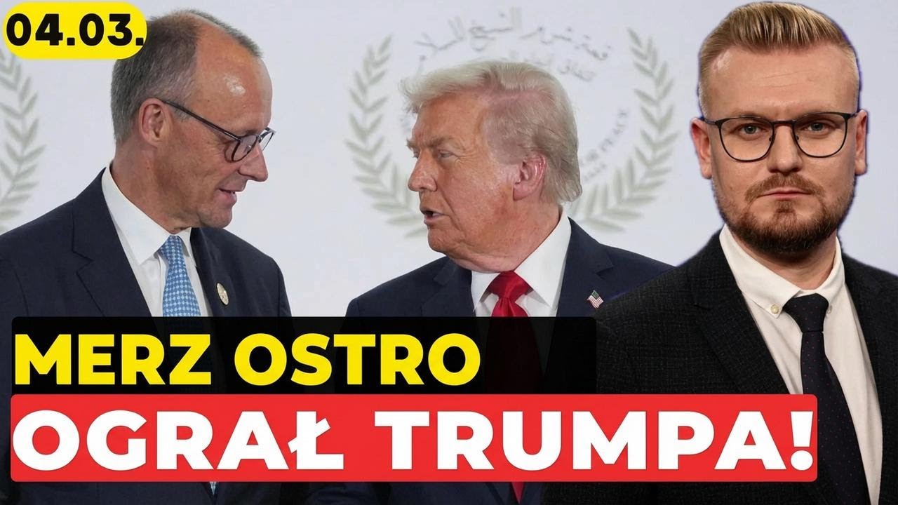 Skandal w USA: Mertz ostro odesłał Trumpa przez Ukrainę!