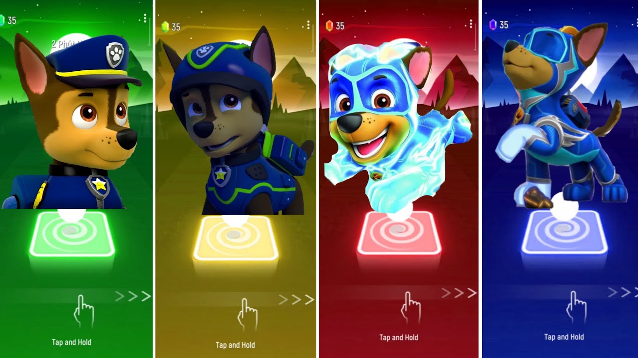 Ultimate Tiles Hop Battle | Chase Evolution vs Chase