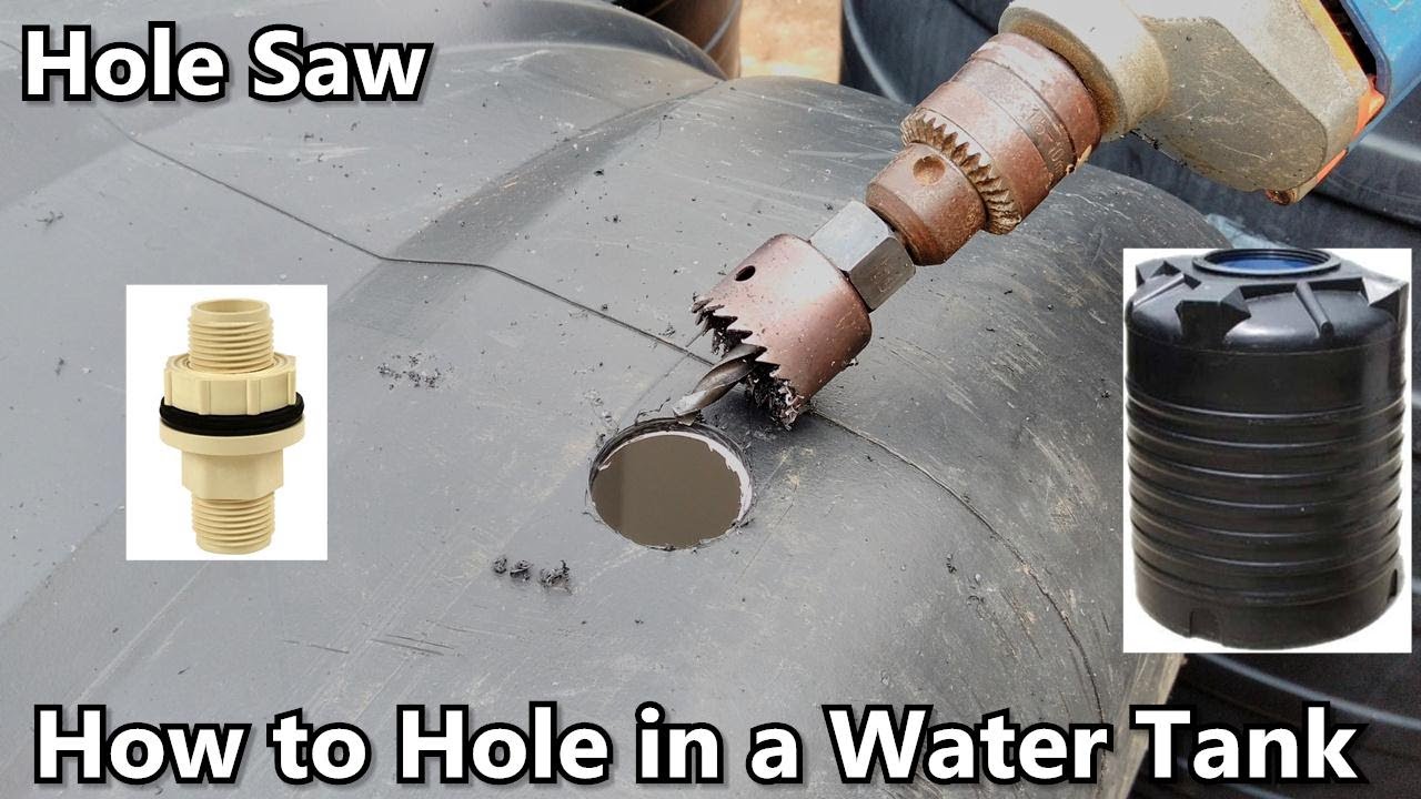 How to Use Hole Saw For Water Tank And Wood | Useful Tool | Power Gen