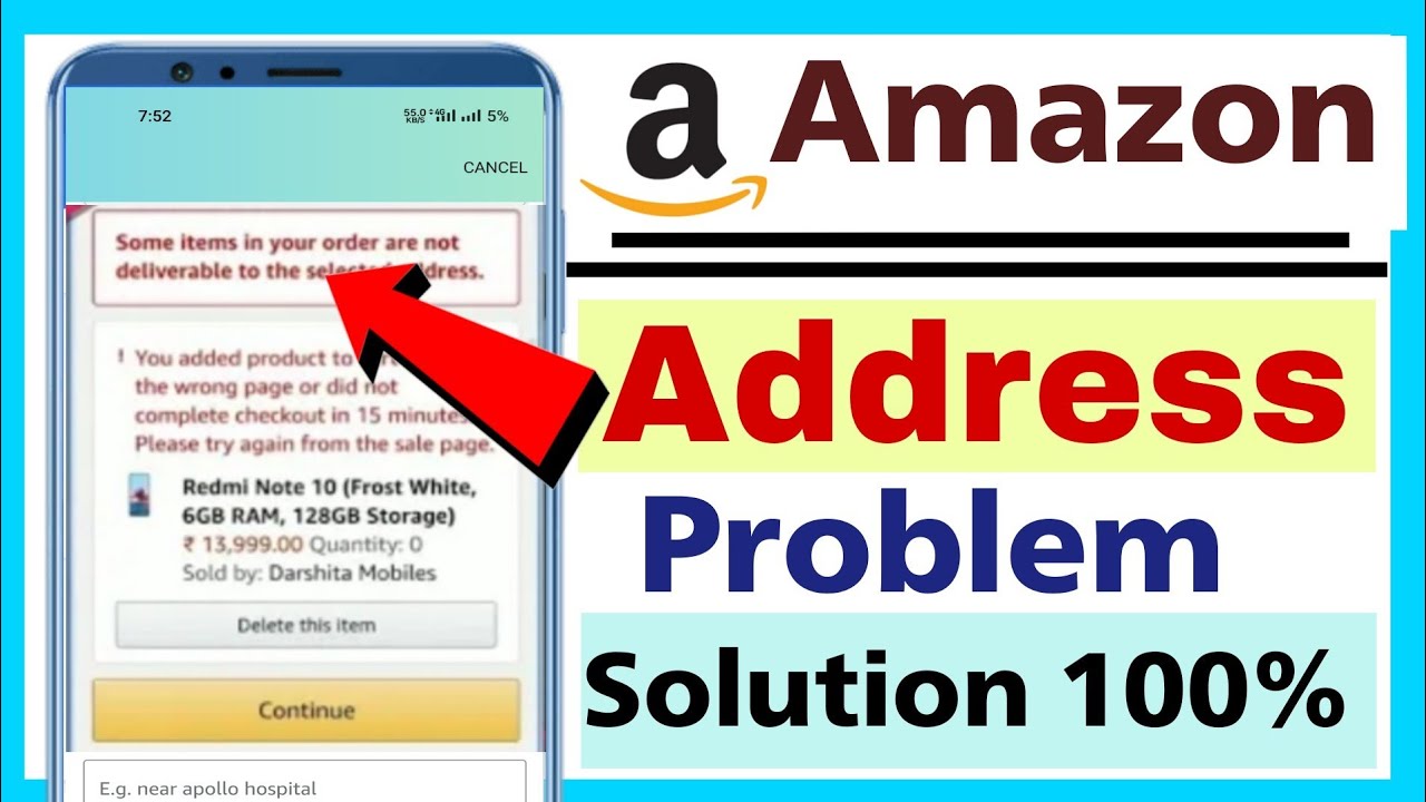some item not delivered to selected address in amazon | delivered address not selected in amazon