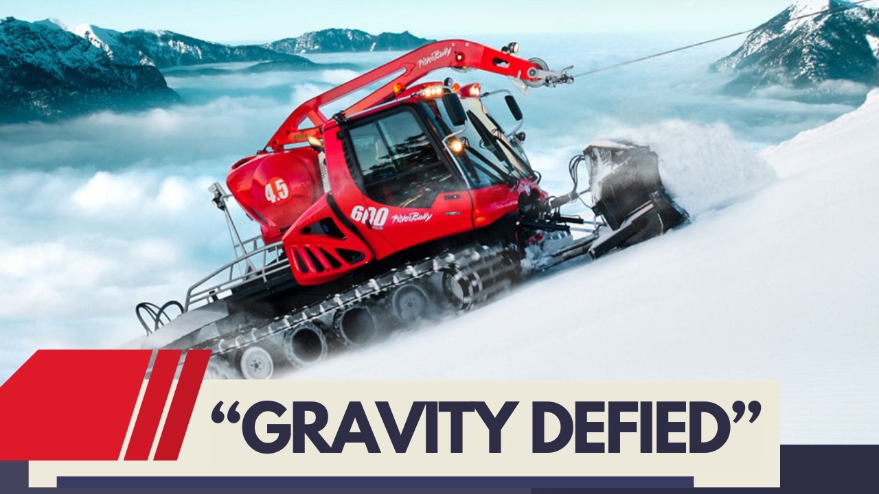 PistenBully 600 The Secret Engineering of Olympic Ski Slopes