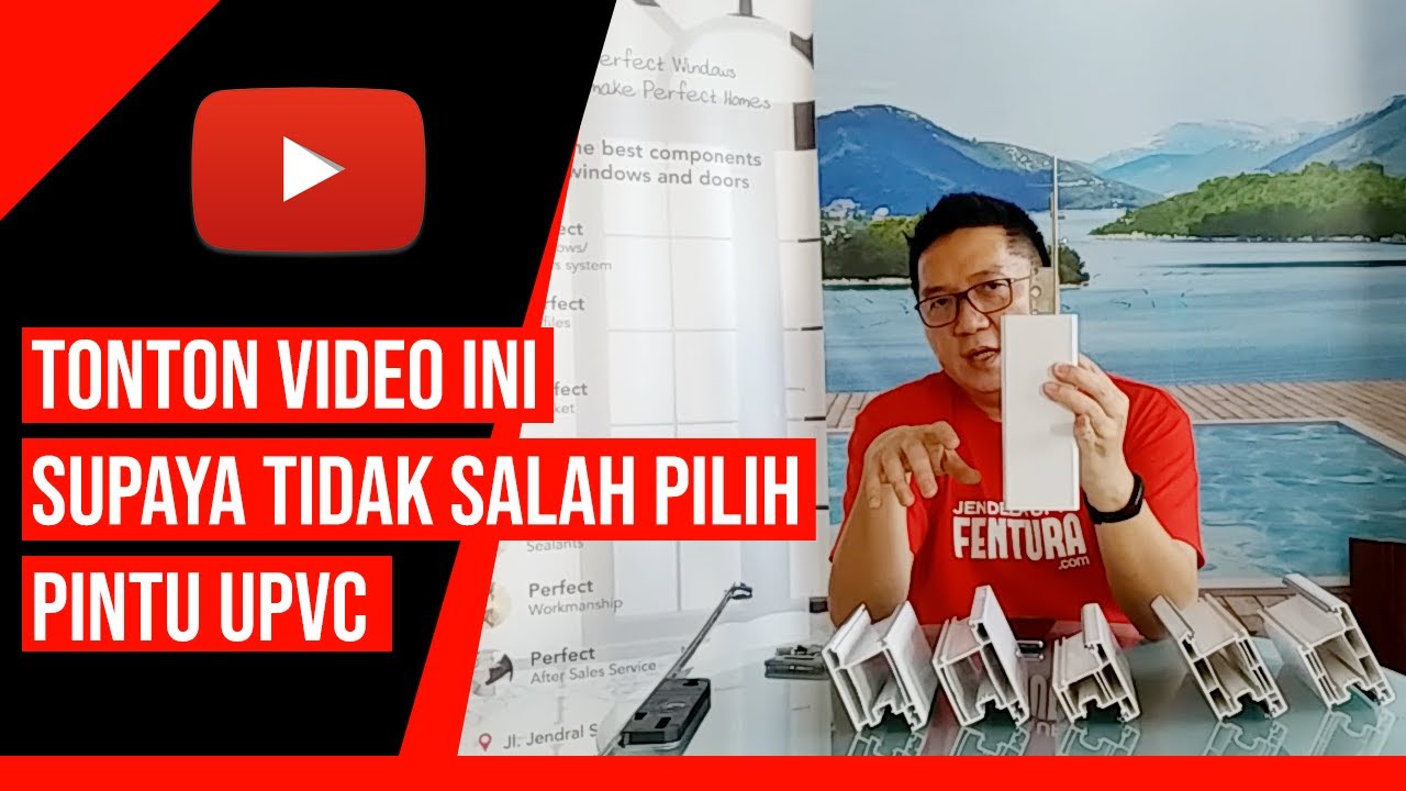 Bahan Jendela dan Pintu uPVC Fentura | Part 1