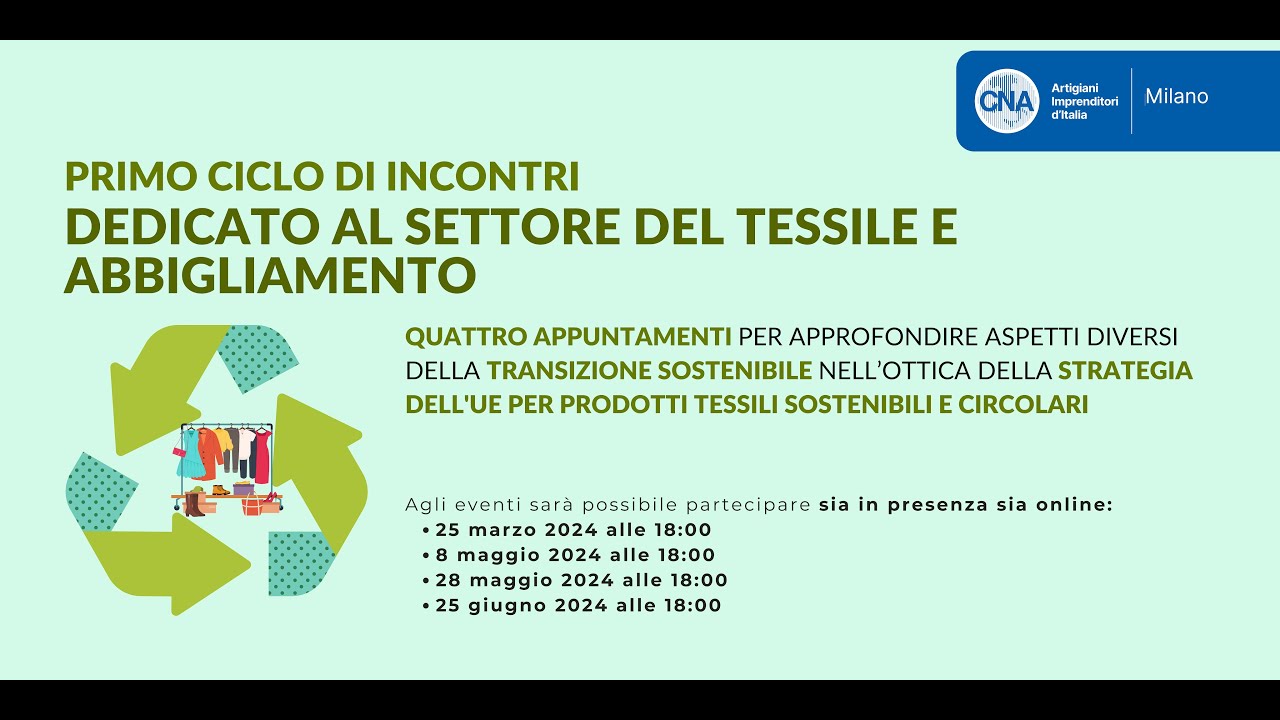28/05/24: Fashion Tech: il digitale a supporto della transizione sostenibile - Sara Savian